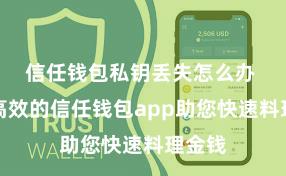 信任钱包私钥丢失怎么办 安全高效的信任钱包app助您快速料理金钱